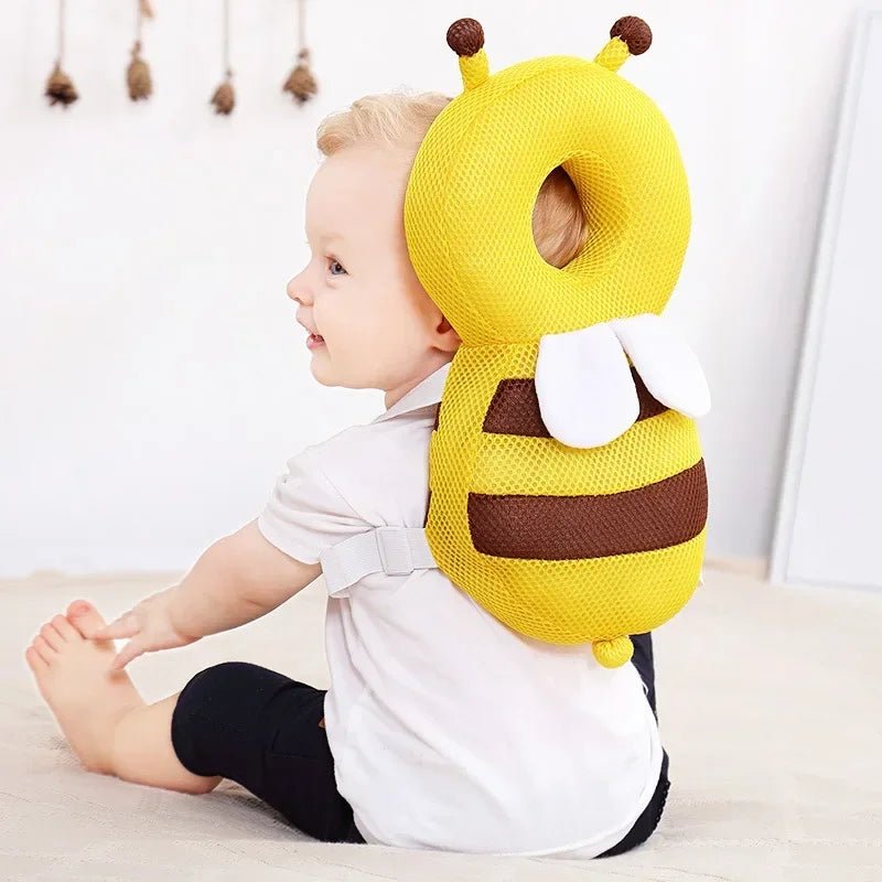 Coussin Bébé - BabyHeadBackProtector™ - Jaune